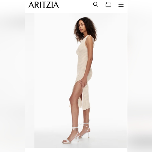 NWT Aritzia Wilfred Verona dress - Picture 4 of 10